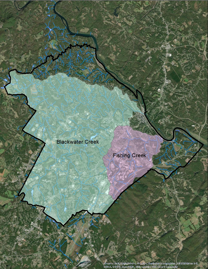 Westover Honors Fellow mapping, studying local watersheds – University ...