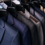 Suits in closet