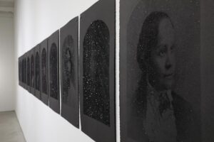 Veronica Jackson installation, "A CONSTELLATION OF BLACKNESS"